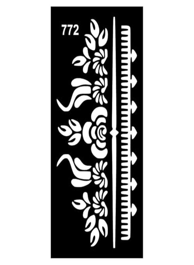 ORDERSHOCK Reusable Mehndi Sheets for Casual, Fun, and Family Moments - Image 1